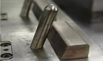 D. Angle pin and angle guide block