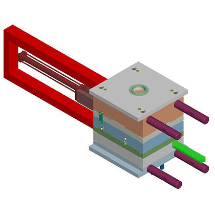 Filter and Flow Limiting Apparatus Plastic Mold