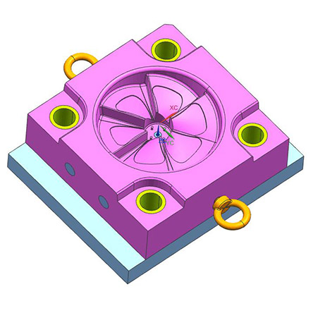 Mold on Fan Blades Design