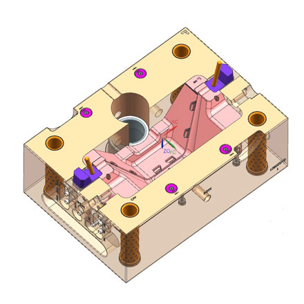 3 die casting core side